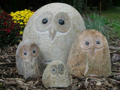 2" Boulder Owl